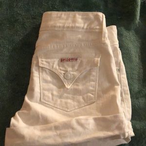 Hudson white shorts, size 25 waist